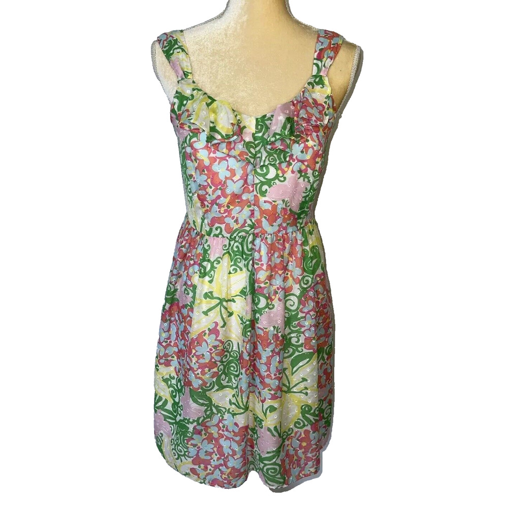 Lilly Pulitzer ‘Peggy’ in mariposa Floral Sundress Size 6